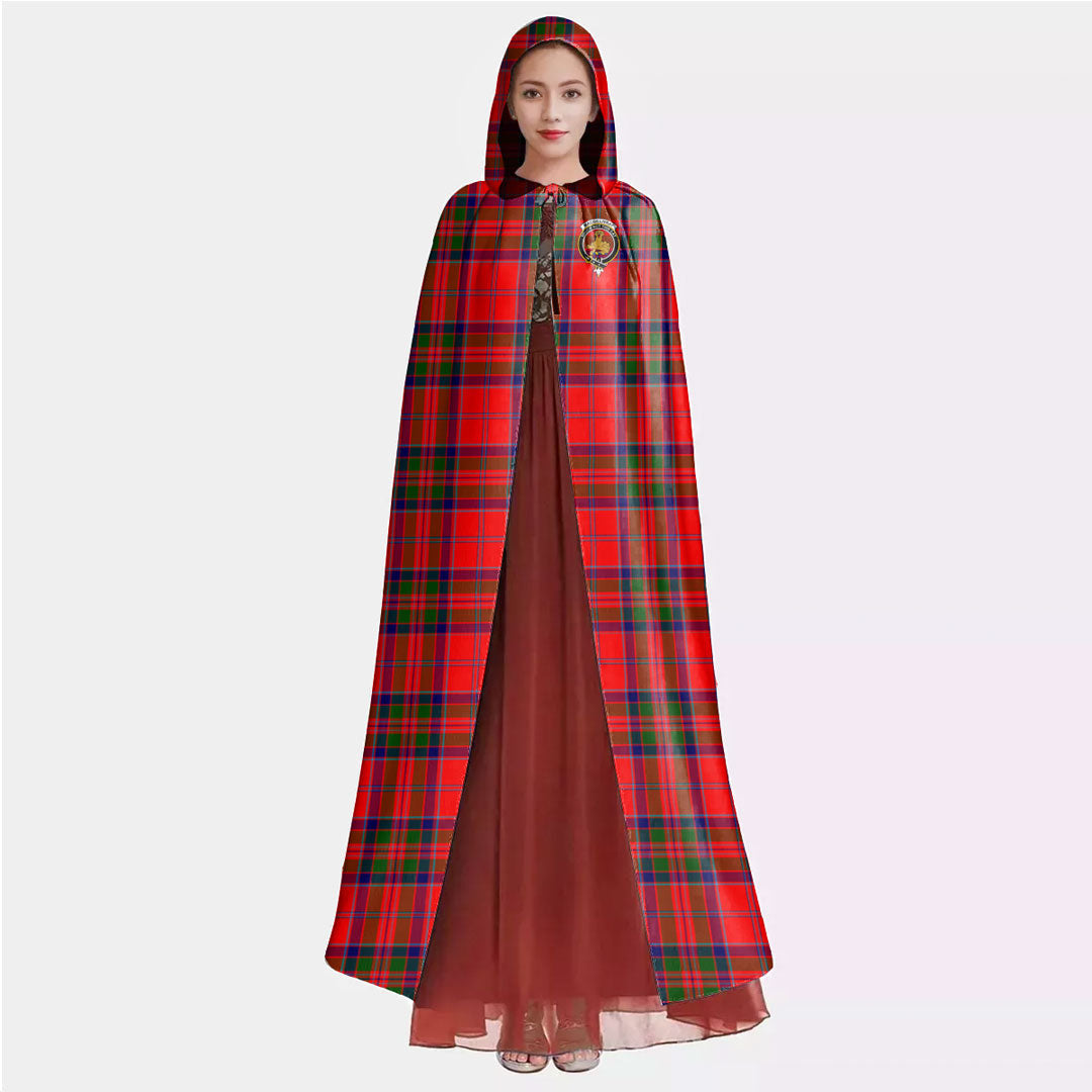 MacGillivray Modern Tartan Crest Hooded Cloak