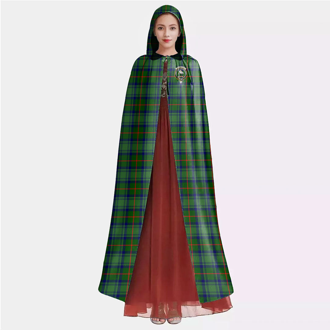 Cranstoun Tartan Crest Hooded Cloak