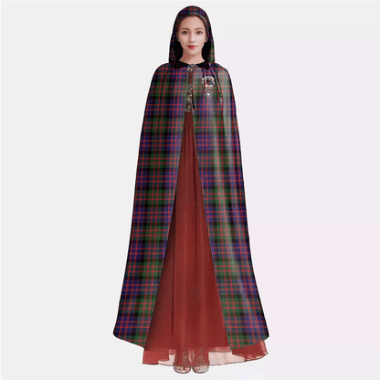 MacDonald Modern Tartan Crest Hooded Cloak