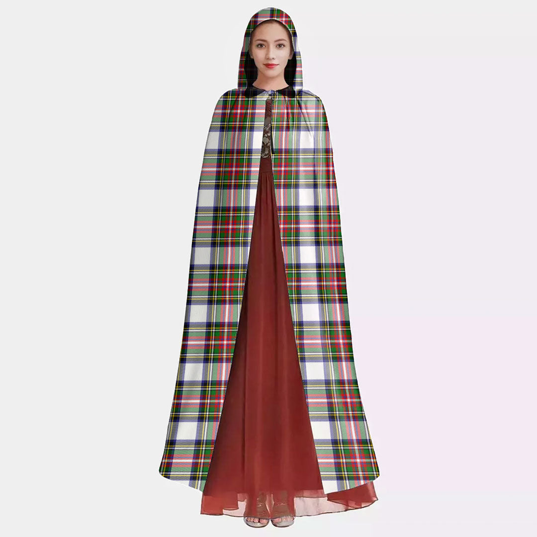 Stewart Dress Modern Tartan Plaid Hooded Cloak