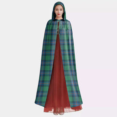 Shaw Ancient Tartan Plaid Hooded Cloak