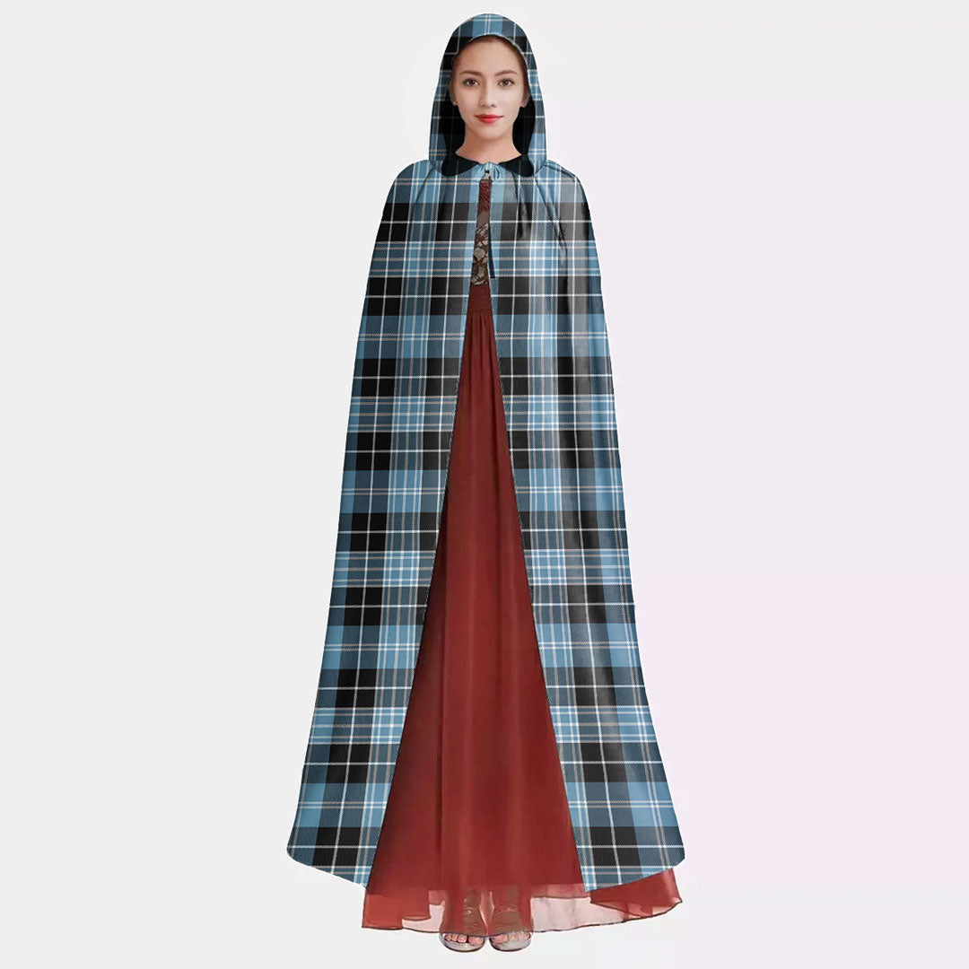 Clark Ancient Tartan Plaid Hooded Cloak