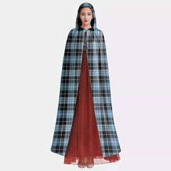 Clark Ancient Tartan Plaid Hooded Cloak