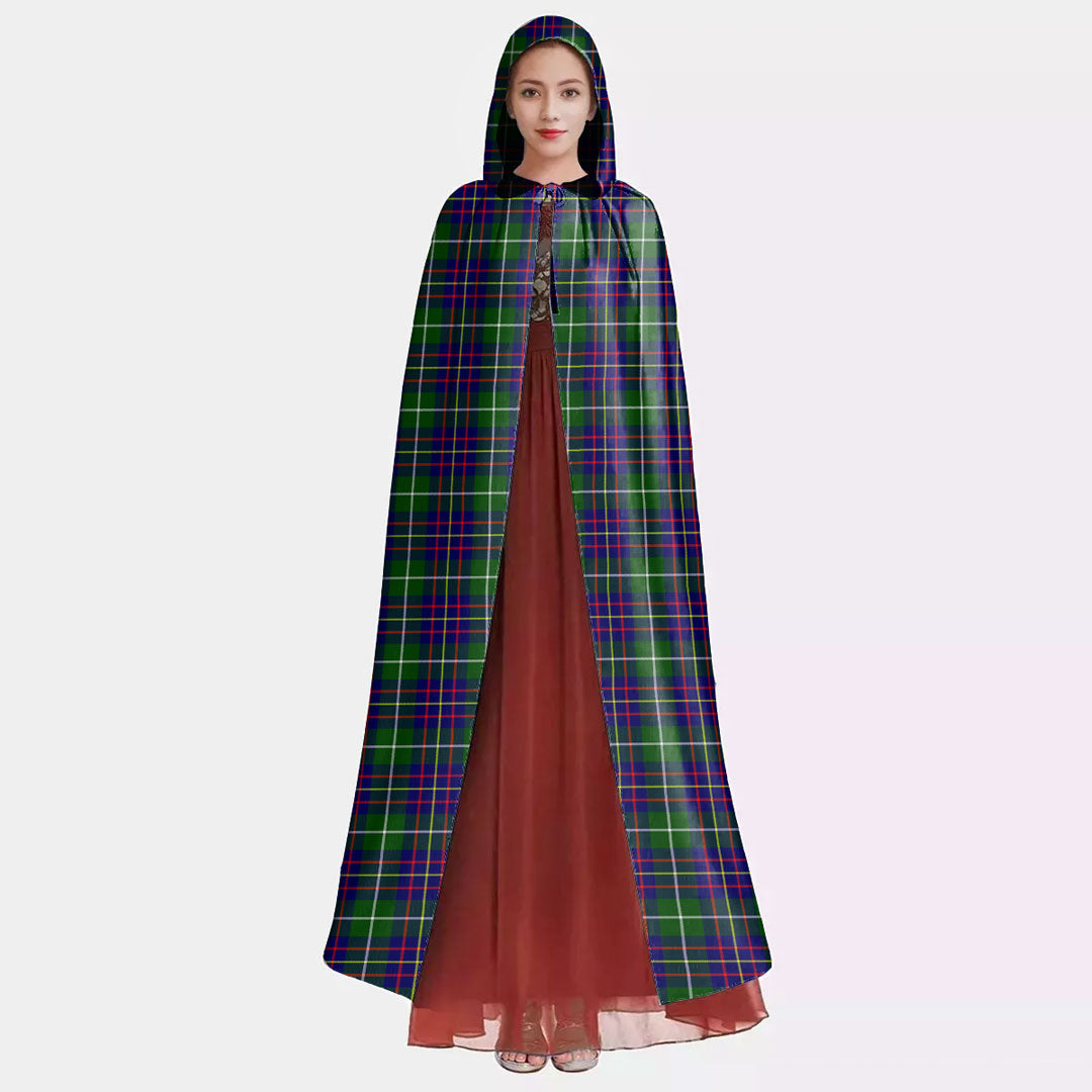 Inglis Modern Tartan Plaid Hooded Cloak