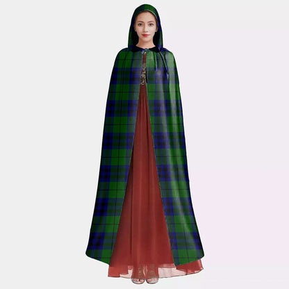 Keith Modern Tartan Plaid Hooded Cloak