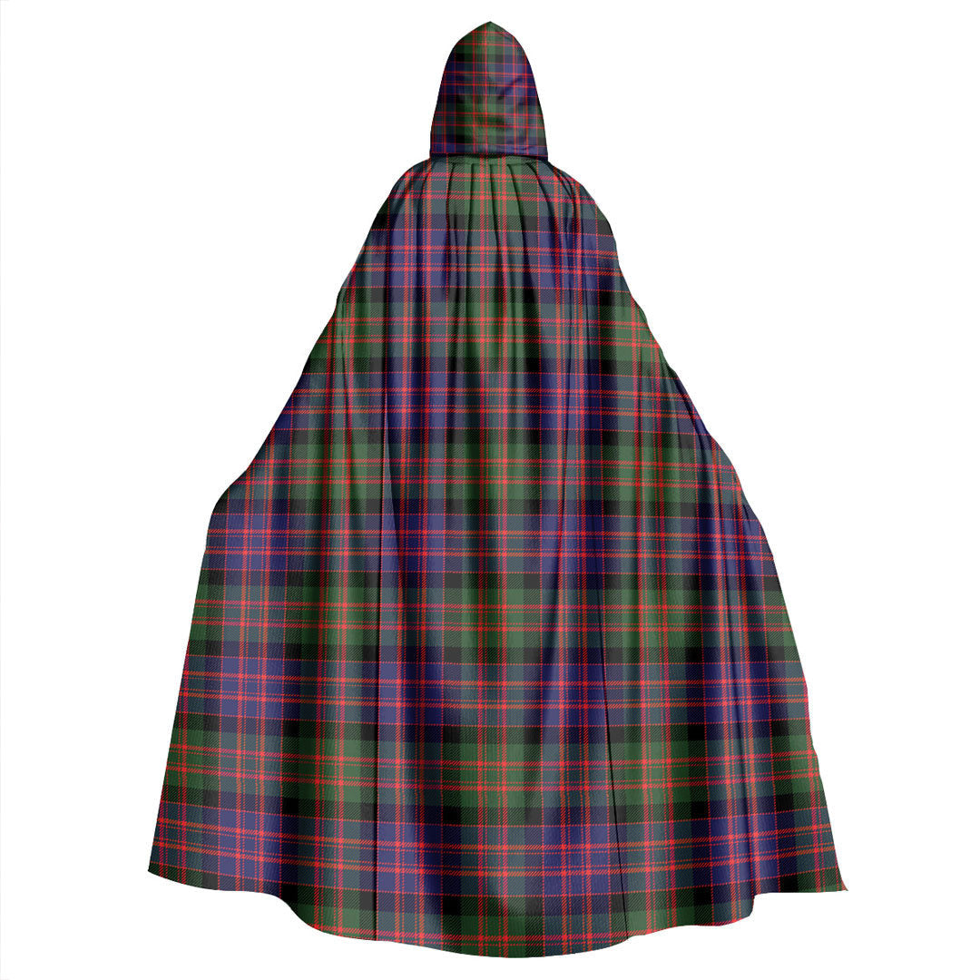 MacDonald Modern Tartan Plaid Hooded Cloak