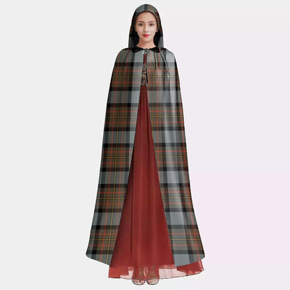 MacLaren Weathered Tartan Plaid Hooded Cloak