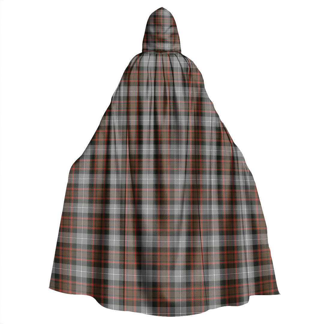 MacRae Hunting Weathered Tartan Plaid Hooded Cloak