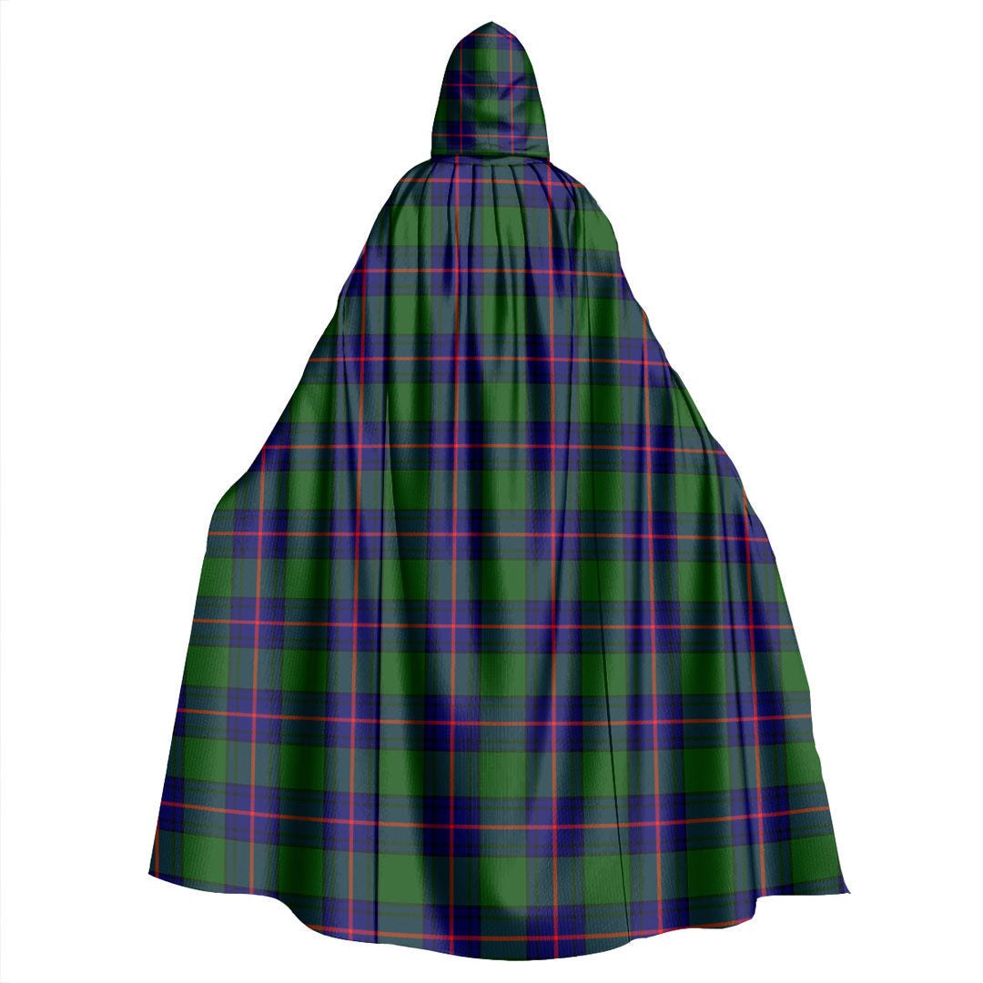 Shaw Modern Tartan Plaid Hooded Cloak