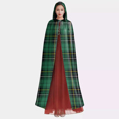 MacAlpine Ancient Tartan Plaid Hooded Cloak