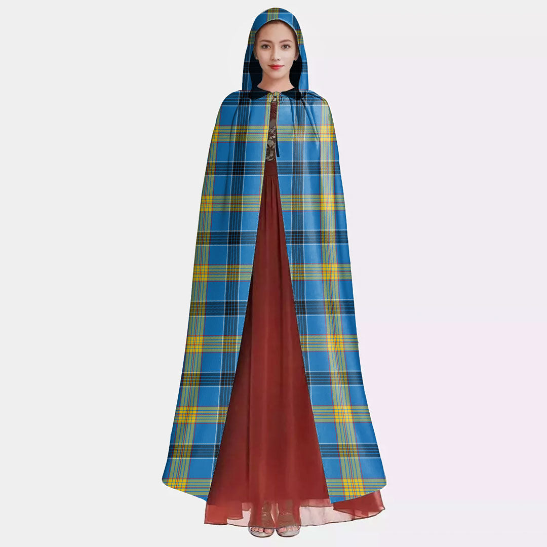 Laing Tartan Plaid Hooded Cloak