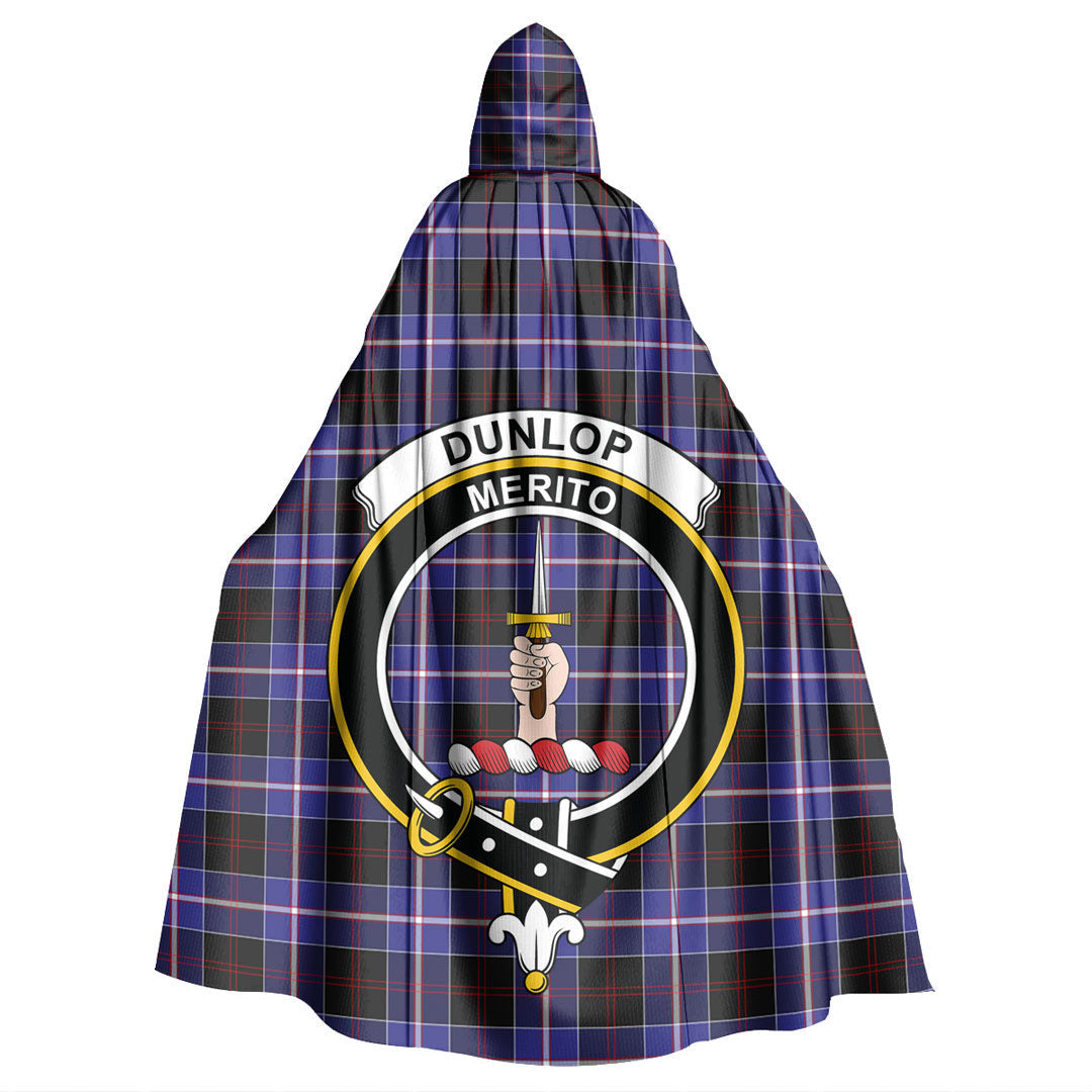 Dunlop Modern Tartan Crest Hooded Cloak