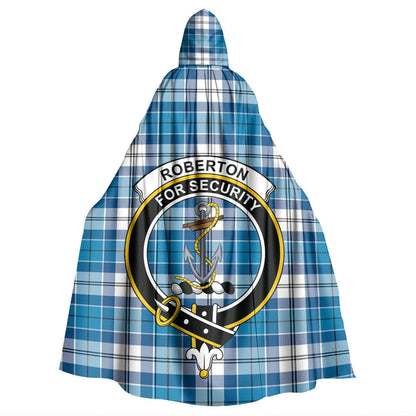 Roberton Tartan Crest Hooded Cloak