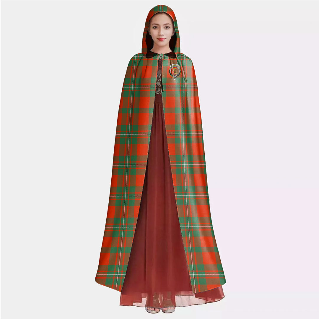 MacGregor Ancient Tartan Crest Hooded Cloak