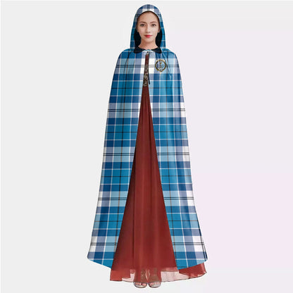 Roberton Tartan Crest Hooded Cloak