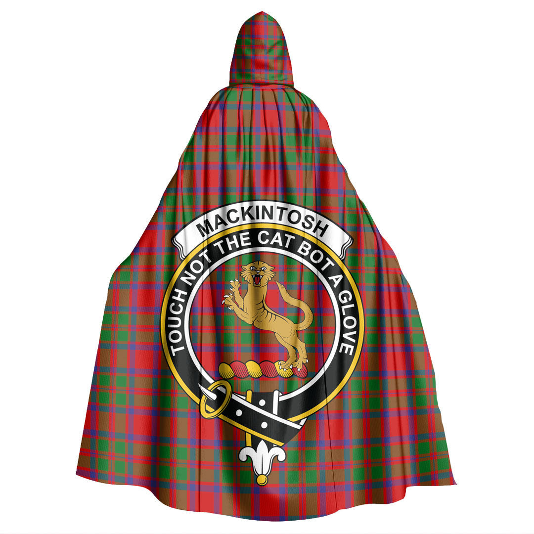 MacKintosh Modern Tartan Crest Hooded Cloak