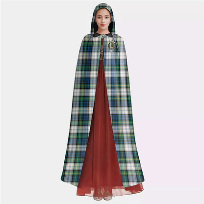 Gordon Dress Ancient Tartan Crest Hooded Cloak