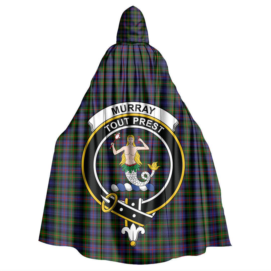 Murray of Atholl Modern Tartan Crest Hooded Cloak