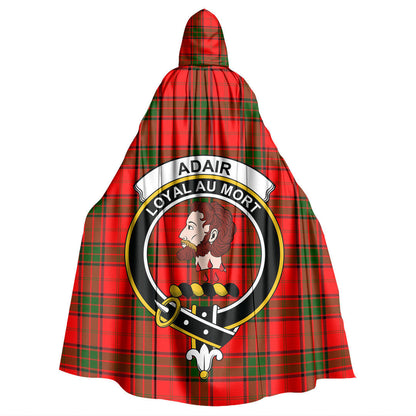 Adair Tartan Crest Hooded Cloak