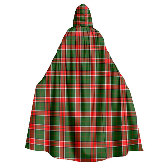 Pollock Modern Tartan Plaid Hooded Cloak