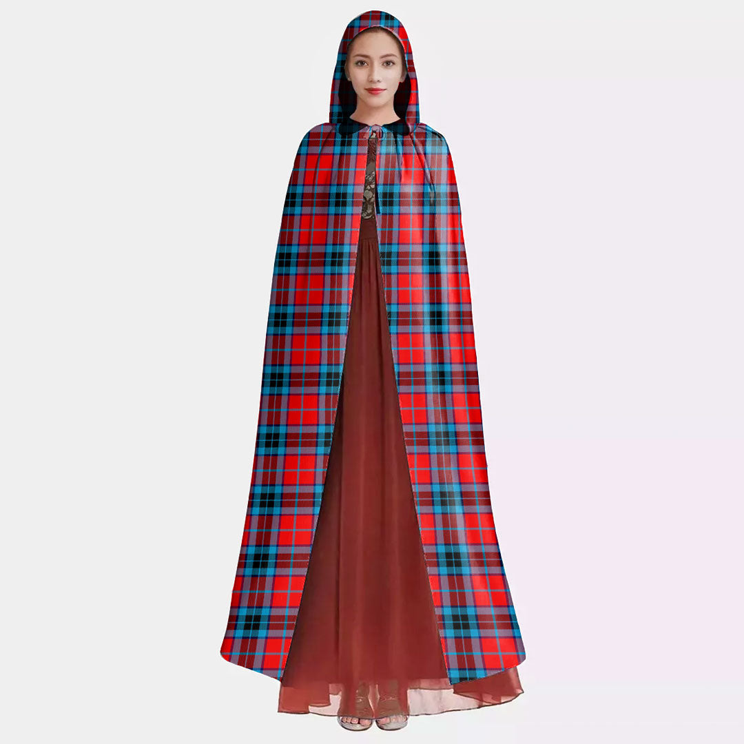 MacTavish Modern Tartan Plaid Hooded Cloak
