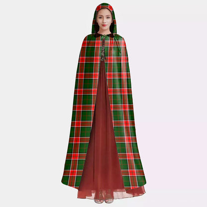 Pollock Modern Tartan Plaid Hooded Cloak