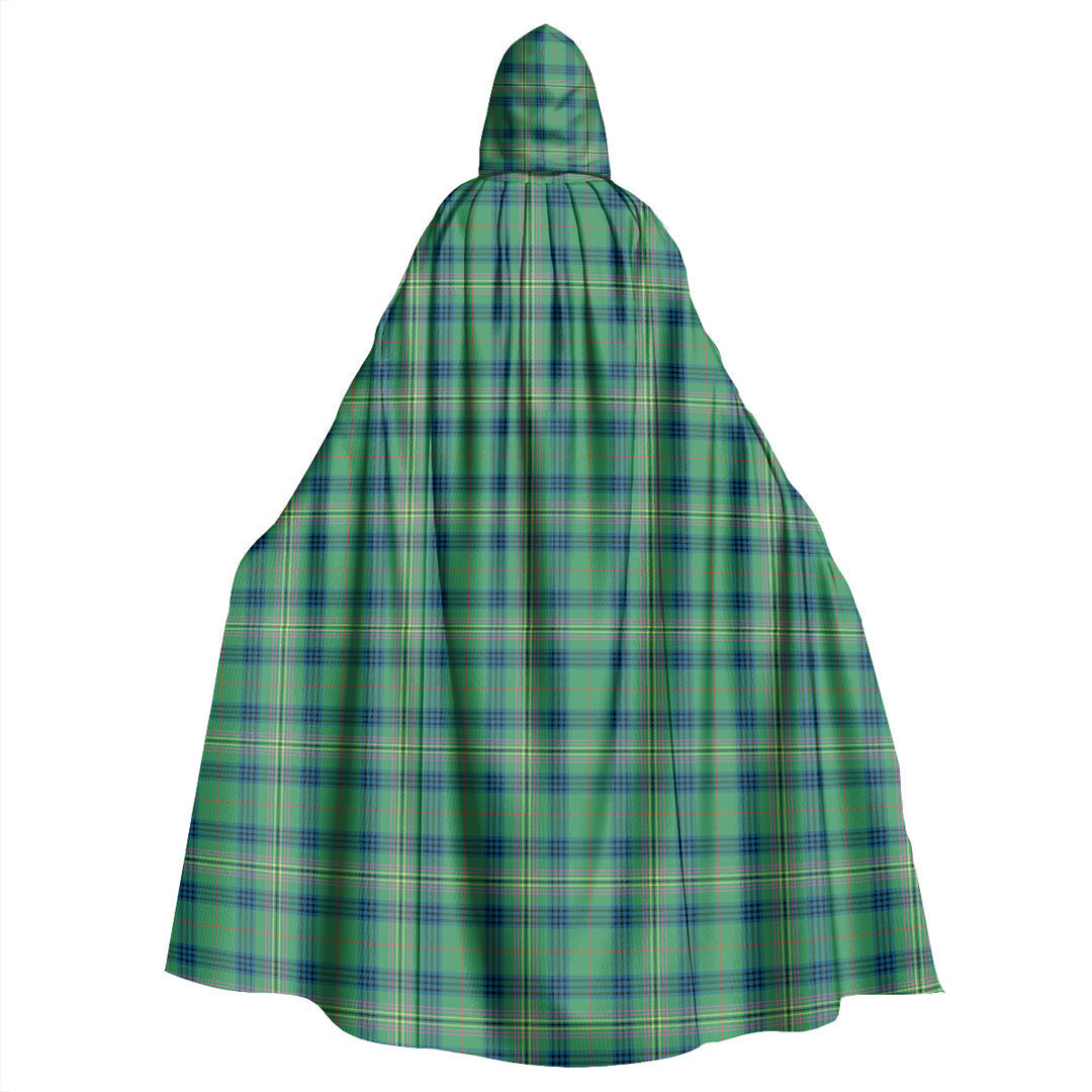 Kennedy Ancient Tartan Plaid Hooded Cloak