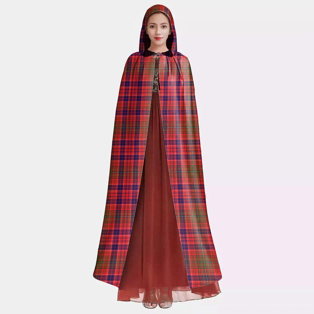 Lumsden Modern Tartan Plaid Hooded Cloak