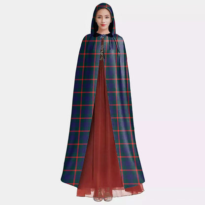 Agnew Modern Tartan Plaid Hooded Cloak