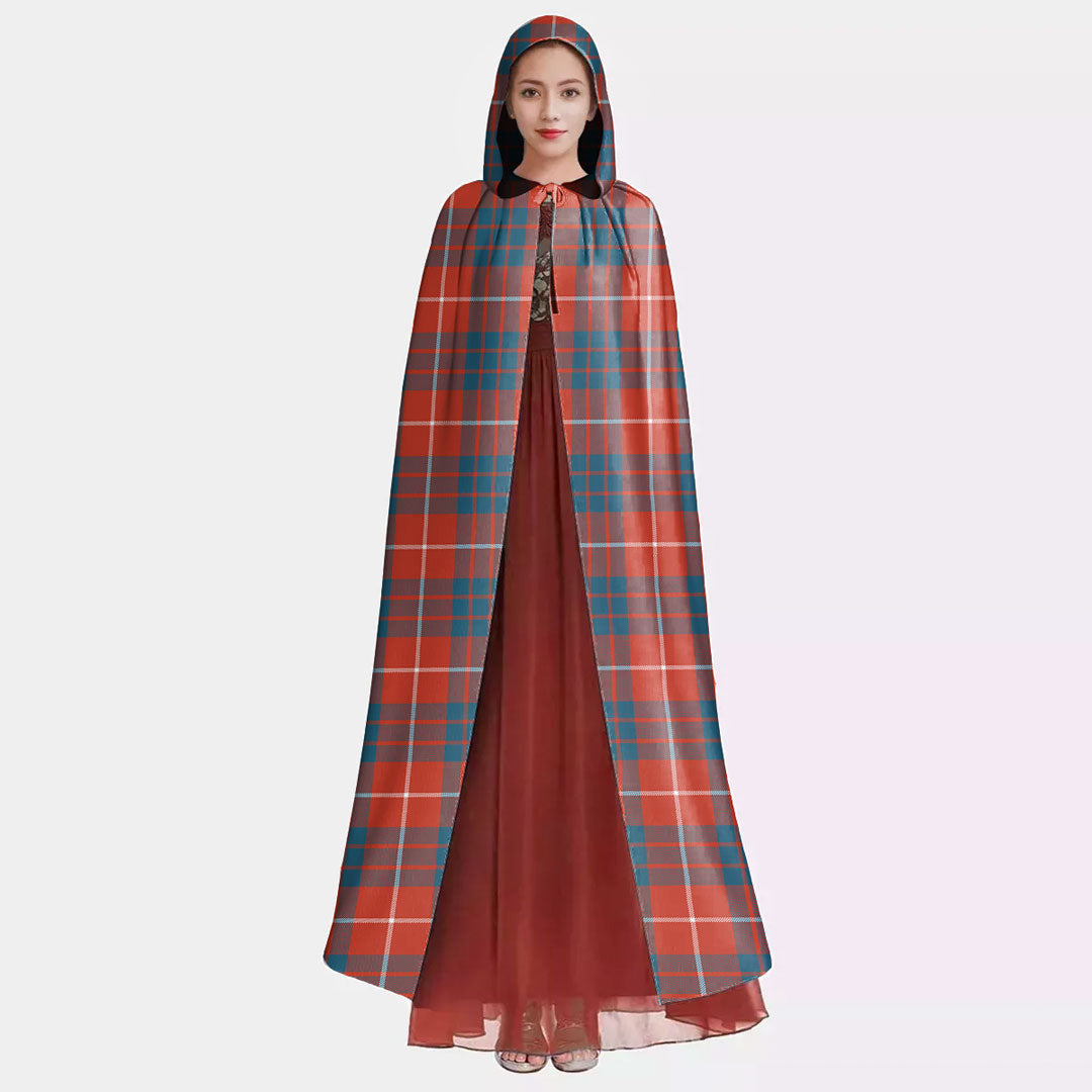 Hamilton Ancient Tartan Plaid Hooded Cloak