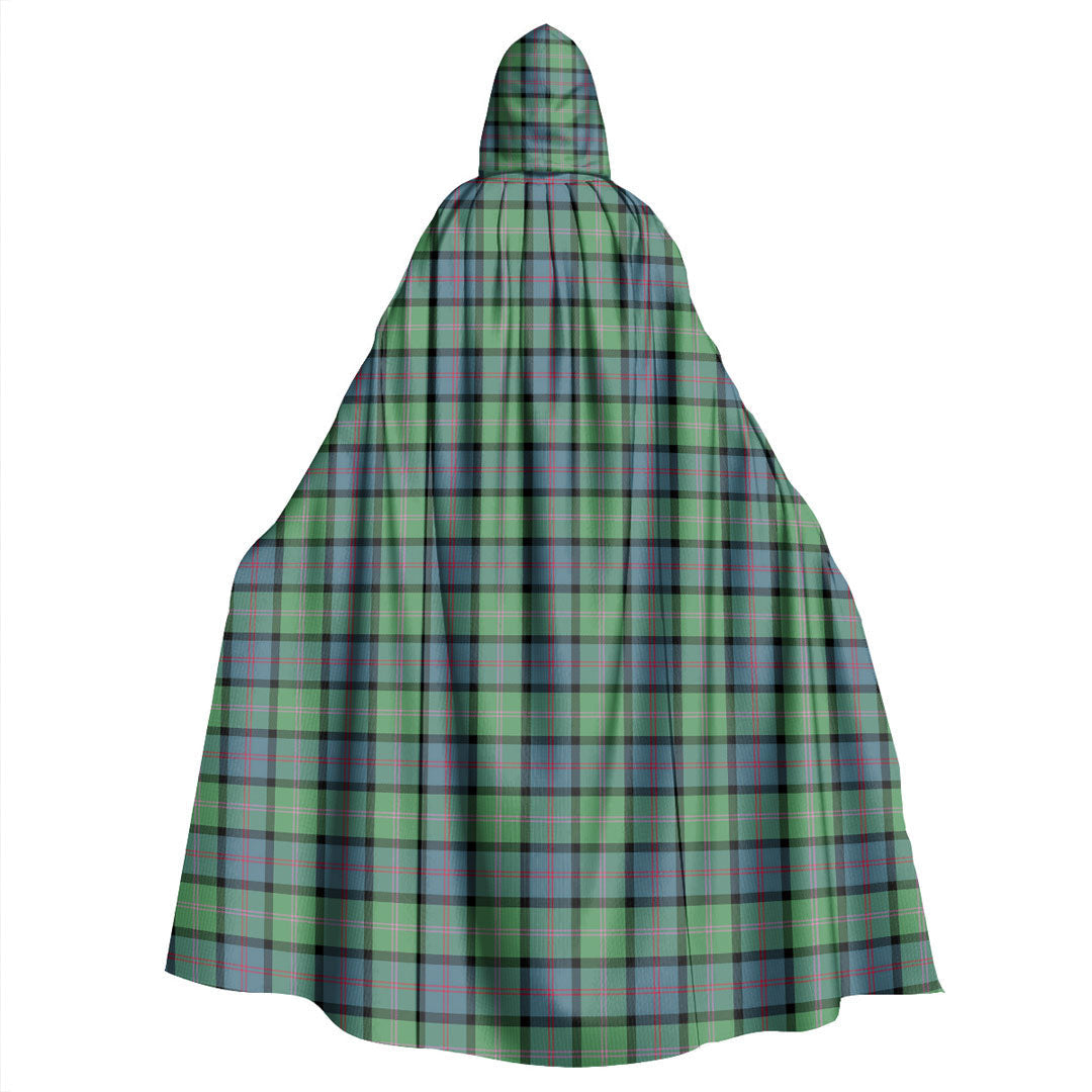 MacThomas Ancient Tartan Plaid Hooded Cloak