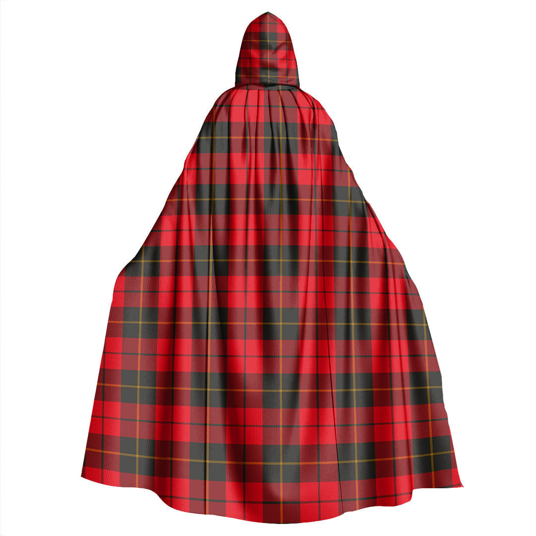 Wallace Weathered Tartan Plaid Hooded Cloak