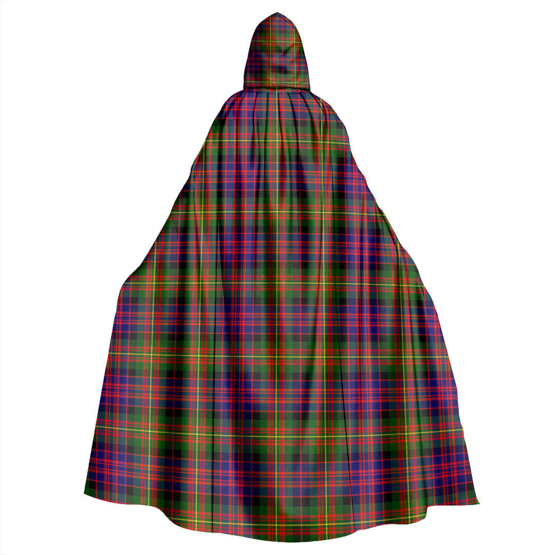 Carnegie Modern Tartan Plaid Hooded Cloak