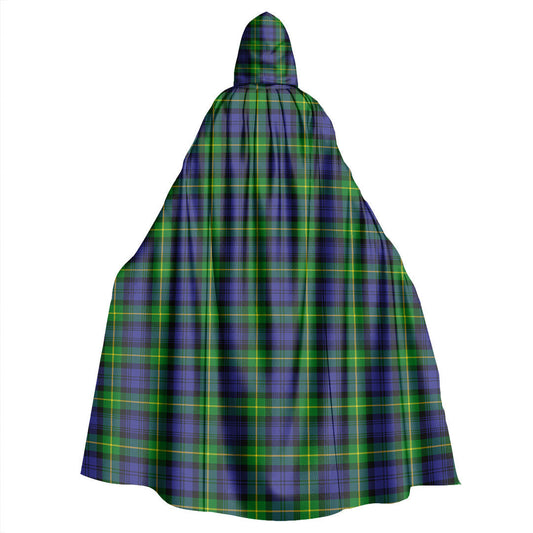 Gordon Modern Tartan Plaid Hooded Cloak