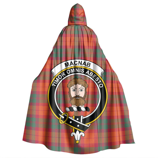 MacNab Ancient Tartan Crest Hooded Cloak