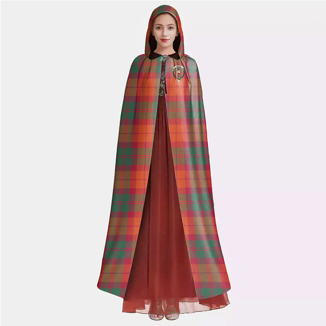 MacNab Ancient Tartan Crest Hooded Cloak