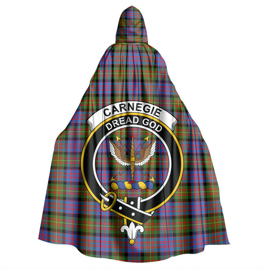 Carnegie Ancient Tartan Crest Hooded Cloak