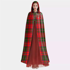 Stewart of Appin Modern Tartan Crest Hooded Cloak