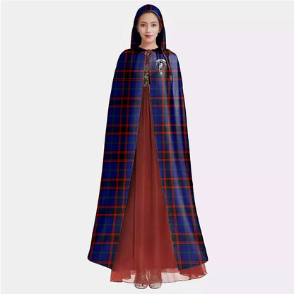 Home Modern Tartan Crest Hooded Cloak