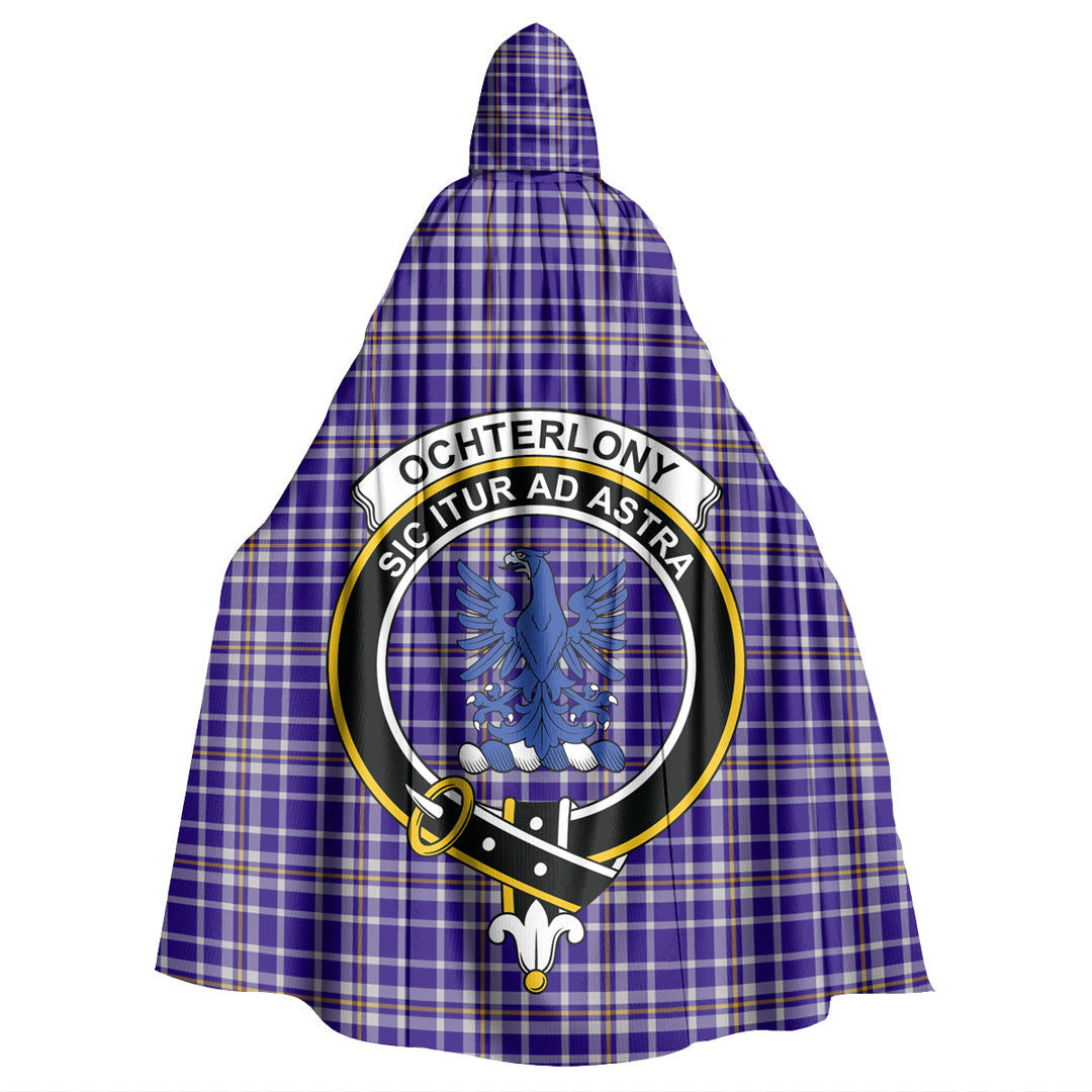 Ochterlony Tartan Crest Hooded Cloak