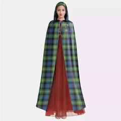 Watson Ancient Tartan Crest Hooded Cloak
