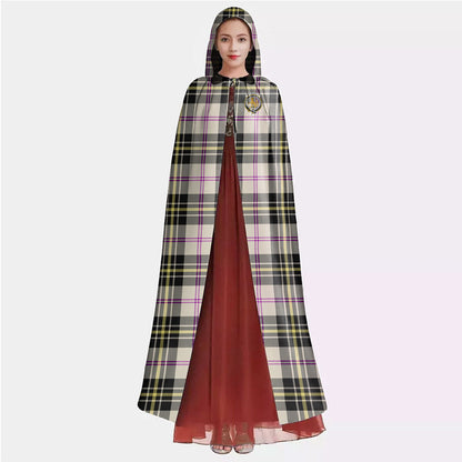 MacPherson Dress Ancient Tartan Crest Hooded Cloak