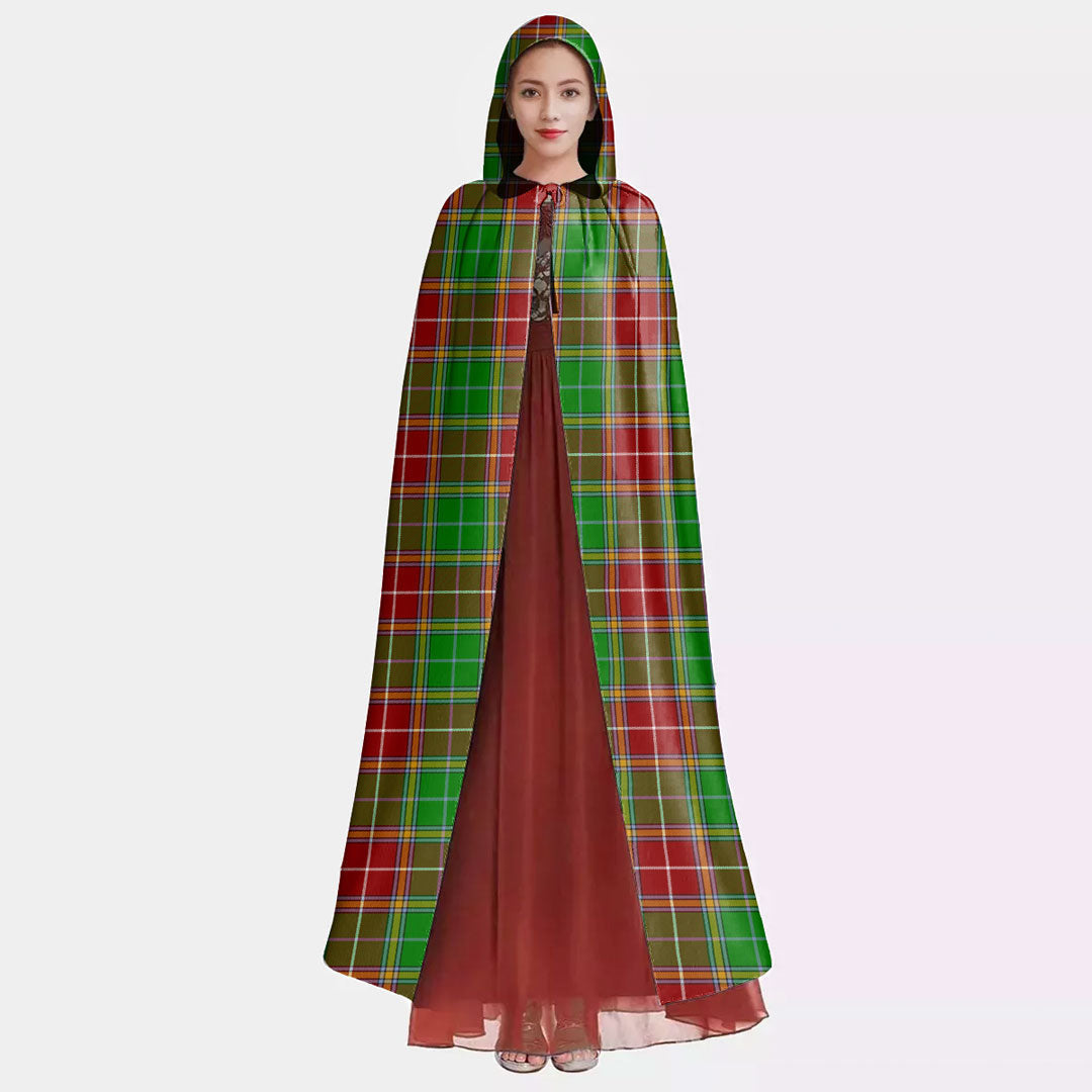 Baxter Modern Tartan Plaid Hooded Cloak