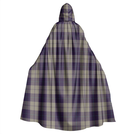 Cunningham Dress Blue Dancers Tartan Plaid Hooded Cloak