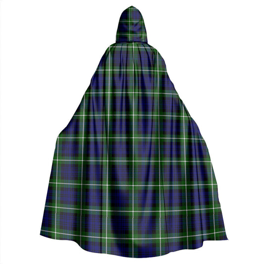 Lamont Modern Tartan Plaid Hooded Cloak