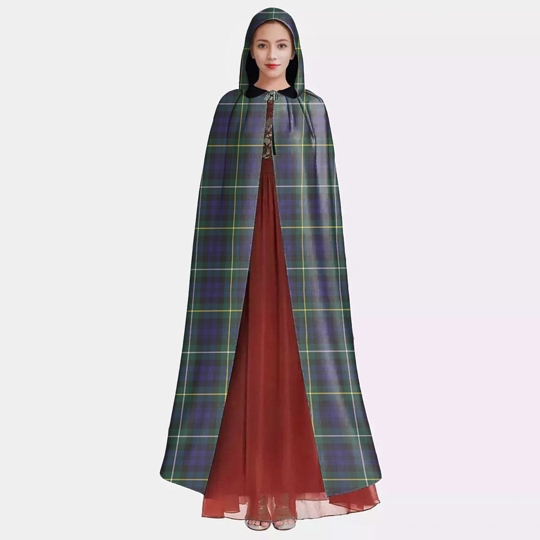 Campbell Argyll Modern Tartan Plaid Hooded Cloak