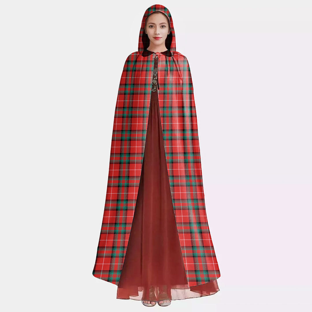 Stuart of Bute Tartan Plaid Hooded Cloak