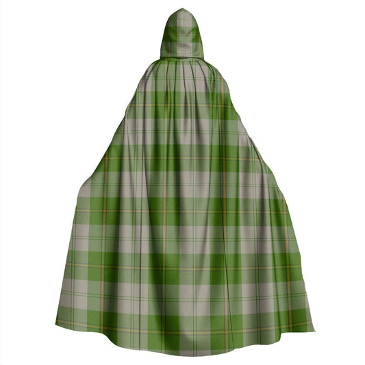 Cunningham Dress Green Dancers Tartan Plaid Hooded Cloak