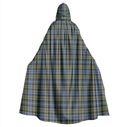 Campbell Faded Tartan Plaid Hooded Cloak