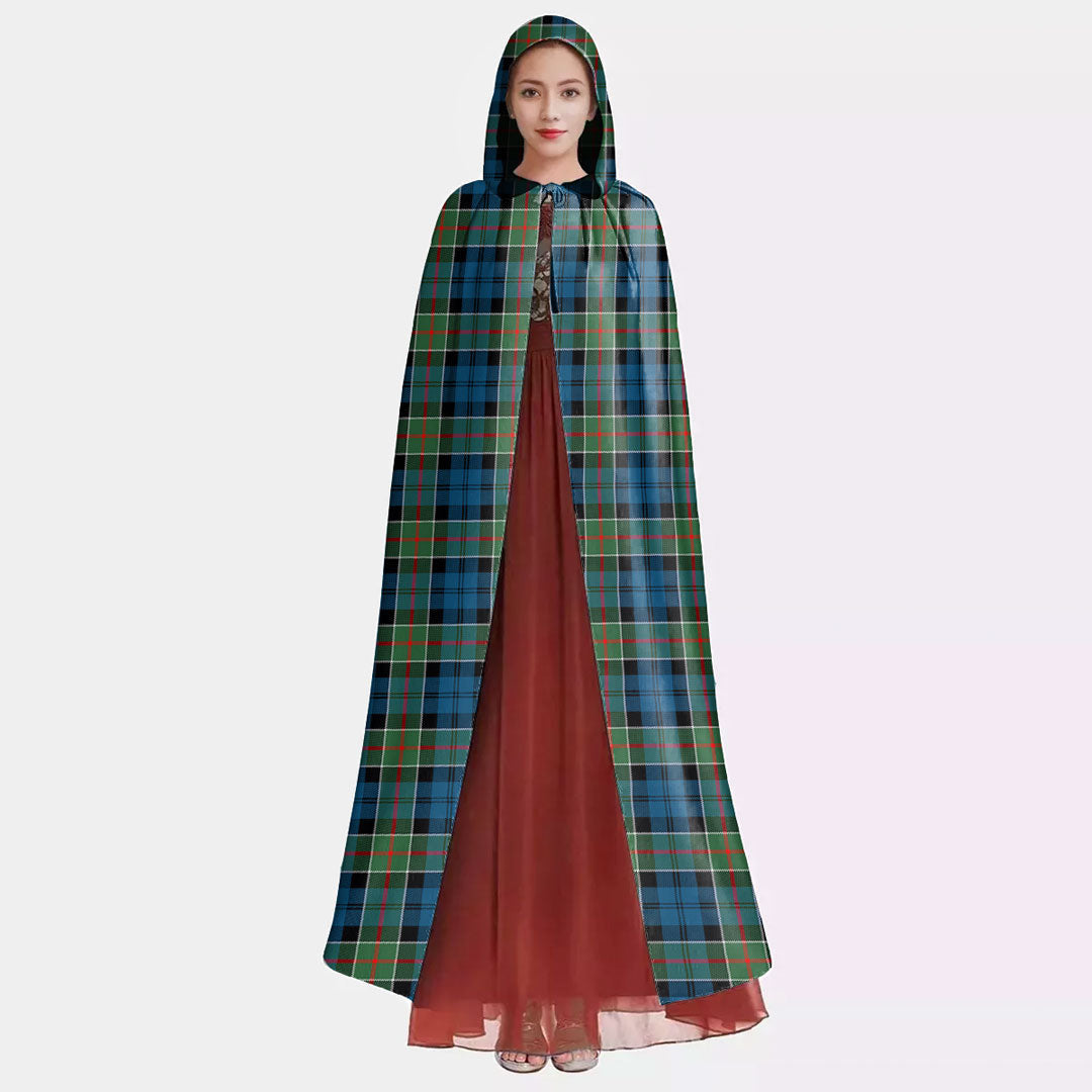 Colquhoun Ancient Tartan Plaid Hooded Cloak